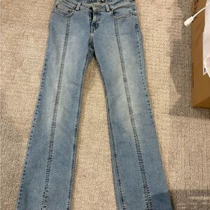 Levi's Sky Blue Wide Leg Jeans